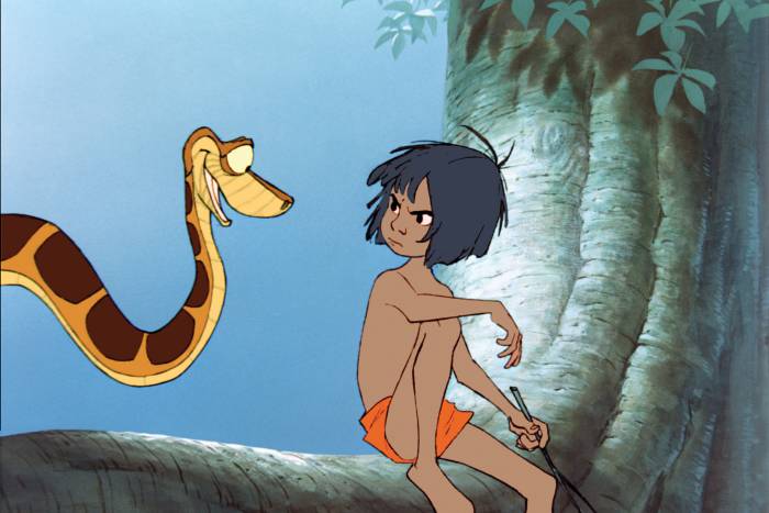 Kaa och Mowgli